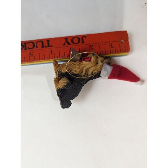 Yorkie dog christmas ornament  Holiday Yorkshire Terrier 3 inch - Picture 4 of 5